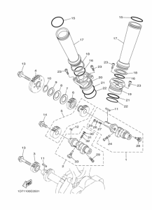XV1900A Распределительный вал & chain