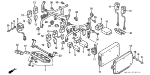 ST1100 (ABS/ TCS) Кронштейн крепления 