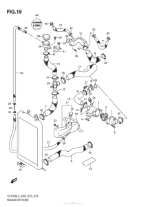 VZ1500 Радиатор и Патрубки