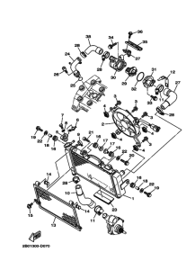 TDM900A Радиатор и шланг