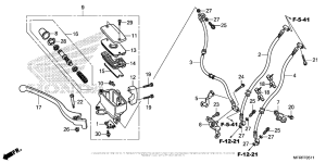 VT1300CX (ABS) Front Brake Master Cylinder (3)