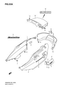 AN650 (ABS) Боковая крышка