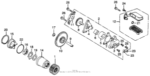 CJ360 Oil pump + oil filter