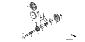 NSR50R Кик стартер