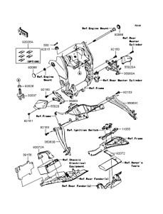 ZX1000 Рама ,крепежные детали