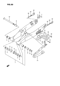 RM125 Маятник задний