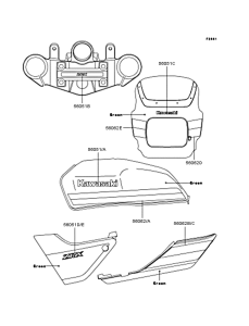 ZR400 Наклейки
