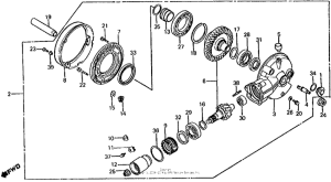 VT750C Редуктор
