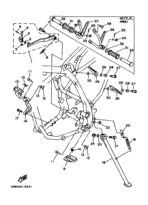 TT250R ｽﾀﾝﾄﾞ. ﾌｰﾄﾚｽﾄ
