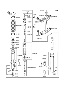  Передняя вилка