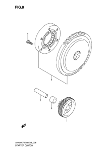 AN400 (ABS) Муфта стартера