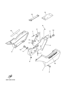 TW125 Боковые обтекатели