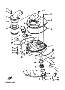 TDM850 Brktthermistor
