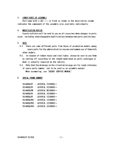 VS1400 Catalog preface