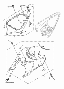 YZF-R6 Боковые обтекатели