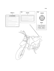 KDX50 Наклейки
