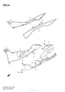 AN400 (ABS) Side Leg Shield (An400Al3 E33)