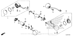 NCH50 Задний фонарь