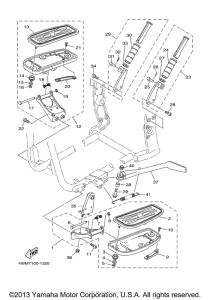 XV1600ARC Подножки