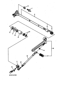 FZR750R FZR750RW Shaft shift