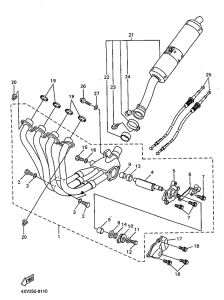 YZF-R1 Выхлопная система