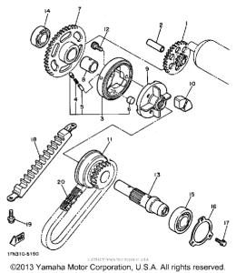 FZR750RT Стартер