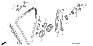 CB1300S (ABS) Цепь грм / натяжное устройство