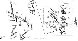 CBX Передний главный тормозной цилиндр
