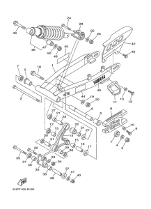 TTR125L Rear arm. suspension