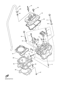 YZ250F Цилиндры