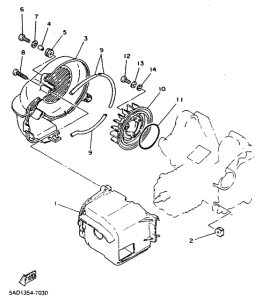 YN50R Кожух вентилятора