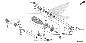  Вилка переключения передач