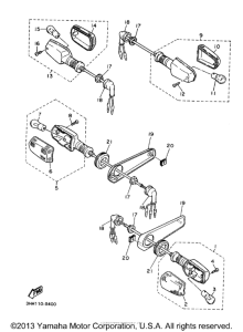 FZR600RJ Поворотники