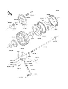 EJ650 Сцепление