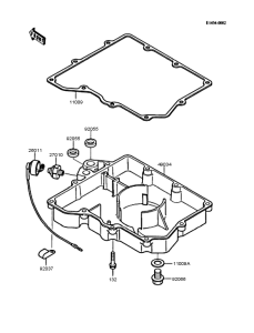 ZX400 Маслянный поддон