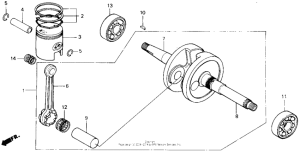 SE50 Коленвал