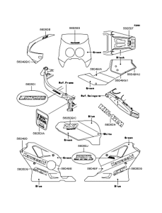 ZX400 Наклейки