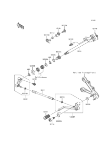 ZX600 Механизм переключения передач