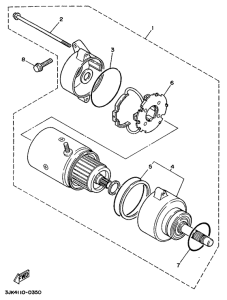 XV1100 Стартер