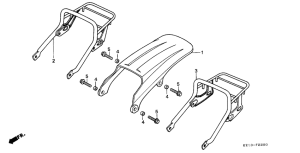 MTX125 Заднее крыло
