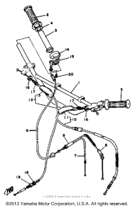 MX100H Руль -тросы
