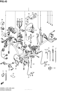 AN650Z Wiring Harness (An650L4 E33)