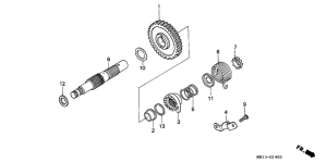 XR600R Кик стартер