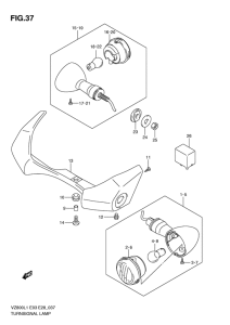 VZ800 Поворотники