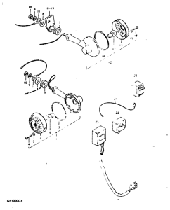 GS1000 Поворотники