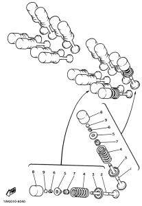 YZF600R Клапана