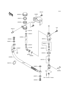 VN1500 Задний торм цилиндр