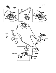 KL600 Топливный бак