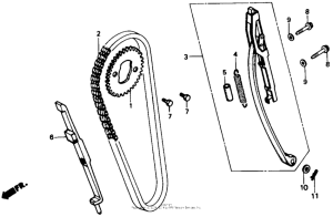 CMX250C Цепь ГРМ