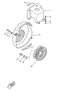 CW50RS Кожух вентилятора